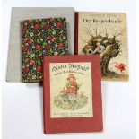 4 Kinderbücher mit Bonsel, Waldemar *Himmelsvolk* Ein Buch von Blumen, Tieren und Gott. 1922 Berlin,