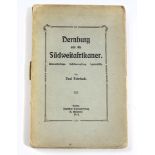 Dernburg. Deutsch-Südwestafrika *Dernburg und die Südwestafrikaner*. Diamantenfrage,