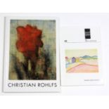 Ausstellung Christian Rohlfs u.a. Galerie Nierendorf, Christian Rohlfs, Gemälde, Aquarelle,