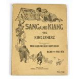 Sang und Klang fürs Kinderherz Eine Sammlung der schönsten Kinderlieder, Hrsg. von Professor