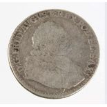 1/6 Taler Friedrich August II. 1763 Silber, 1/6 Taler 1763, Sachsen, Albertinische Linie,