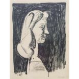 Pablo Picasso (1881-1973), 'Grand Profil', 1947 Technik: Lithografie auf Velin, gerahmt, hinter