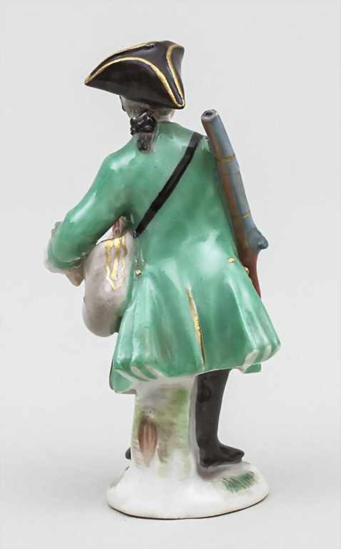 Jäger mit Rebhuhn / Hunter With Partridge, Meissen, 19. Jh. Material: PorzellanMarke: blaue - Bild 3 aus 4