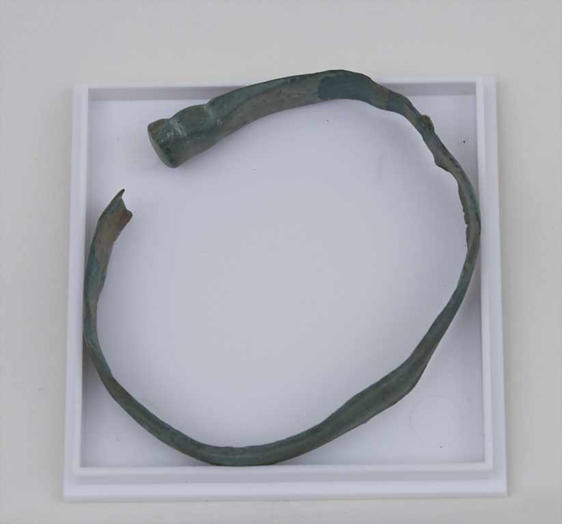 Römischer Armreif / A Roman Bracelet Bronze, D. 4,5 cm