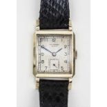 HAU/ Wristwatch, Universal Geneve, ca. 1950 Gehäuse: Gold 585/000, No. 08053,Uhrwerk: Cal. 264,