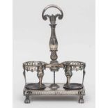 Empire-Menage, Ambroise Mignerot, Paris, ca. 1810 Material: Silber 950, Punzierung: Hahn,