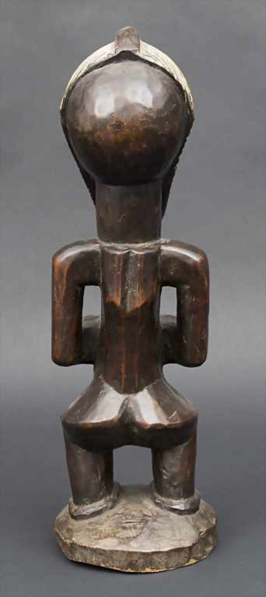 Fetisch mit Kifwebemaske / A fetish with mask, Songye, Dem. Rep. Kongo Material: Holz, dunkelbraun - Image 3 of 3