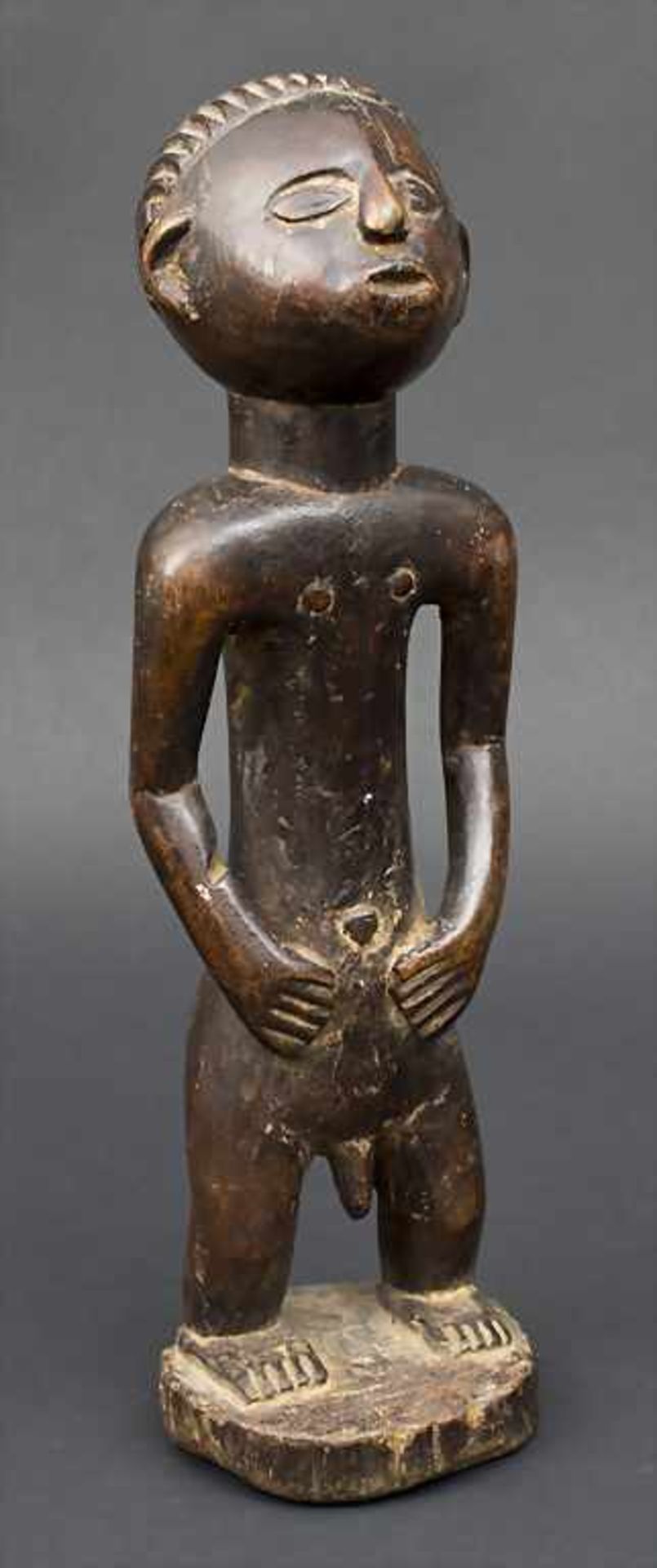 Kleine männliche Ahnenfigur, Tabwa, Dem. Rep. Kongo / A little male ancestor's figurine Material: