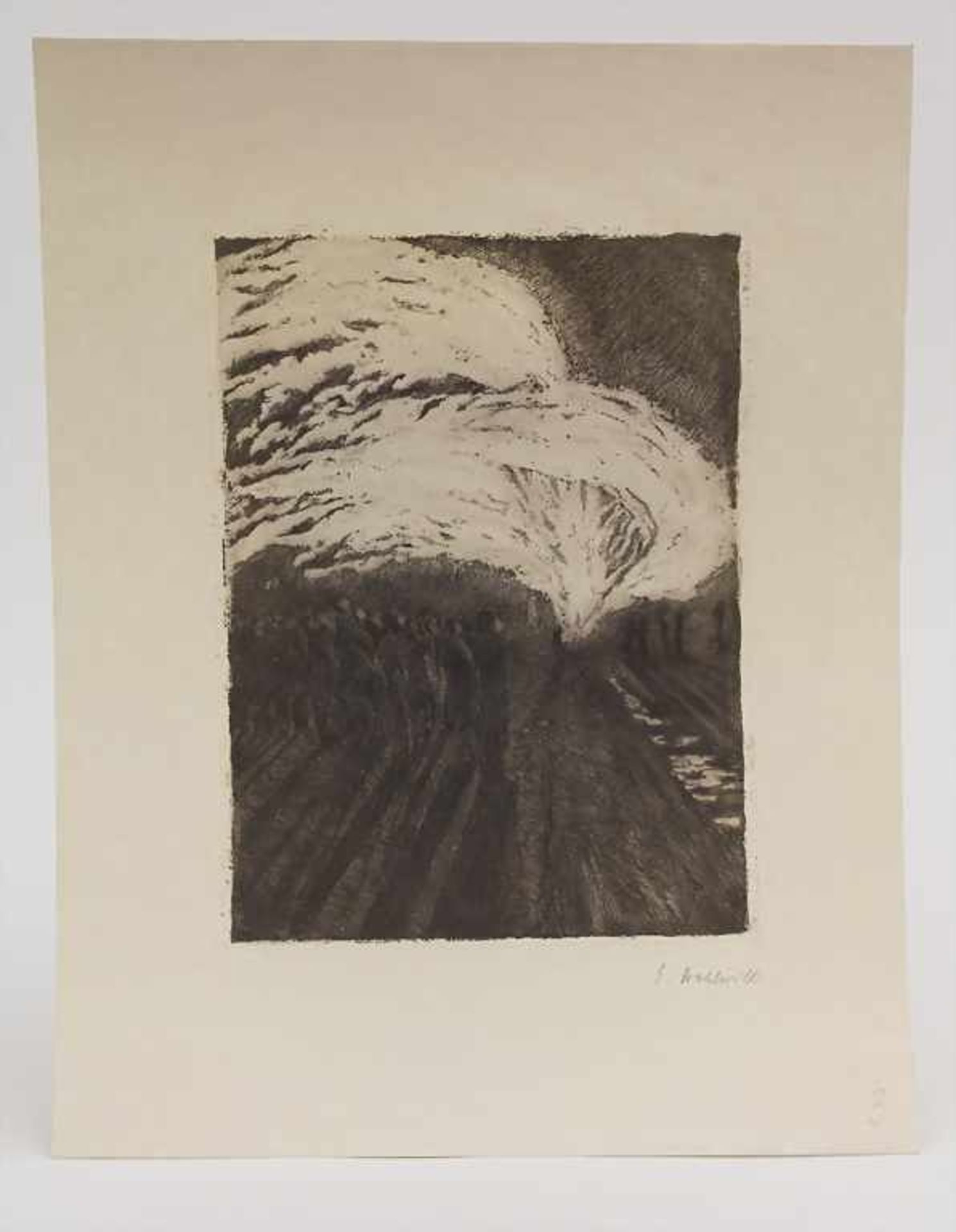 Gretchen Wohlwill (1878-1962), 'Johannesfeuer' / 'Midsummer fire' Technik: Radierung auf Paper, - Bild 2 aus 3