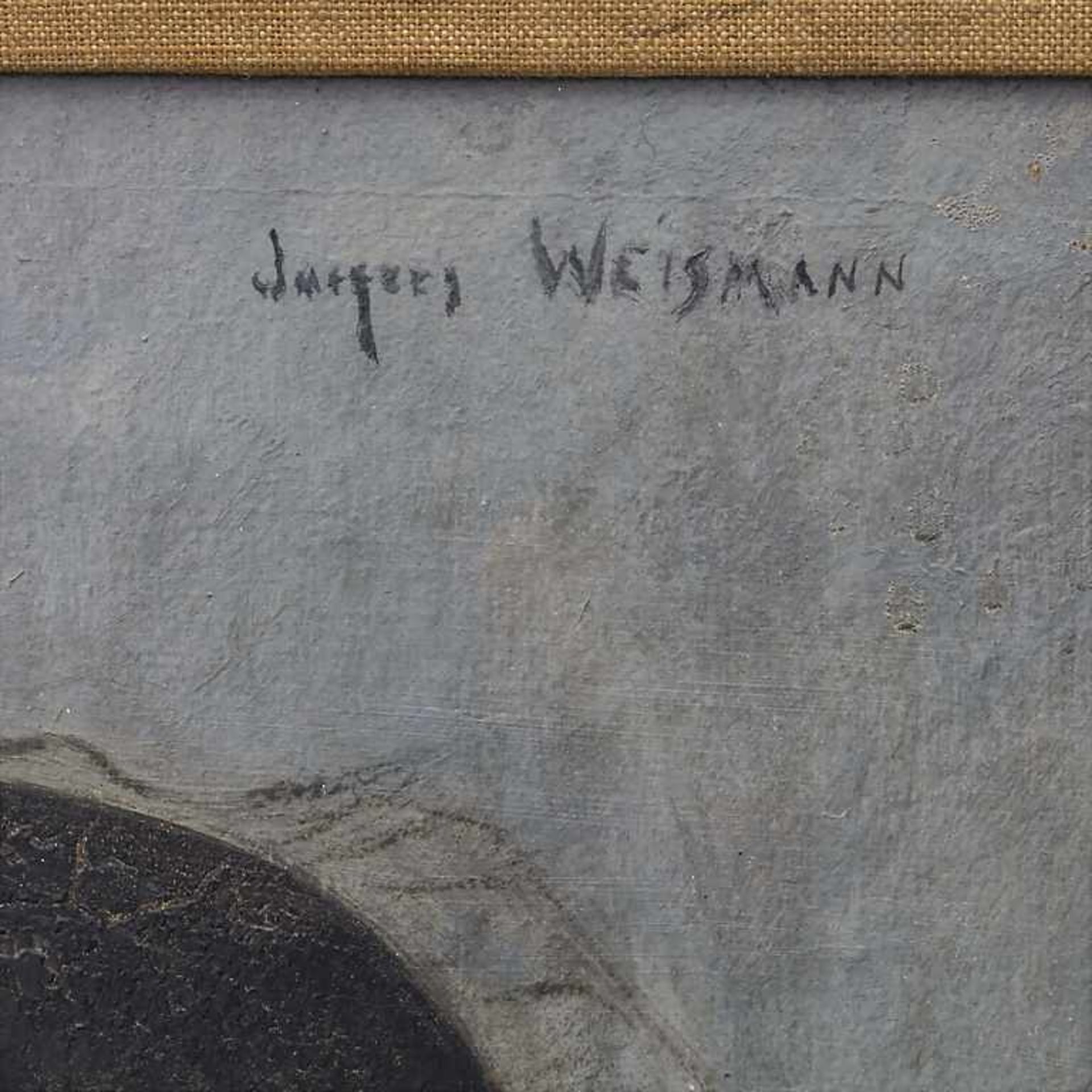 Jacques Weismann (1878-?), 'Portrait de Mademoiselle Probel' Technik: Öl auf Karton, gerahmt, - Bild 2 aus 4