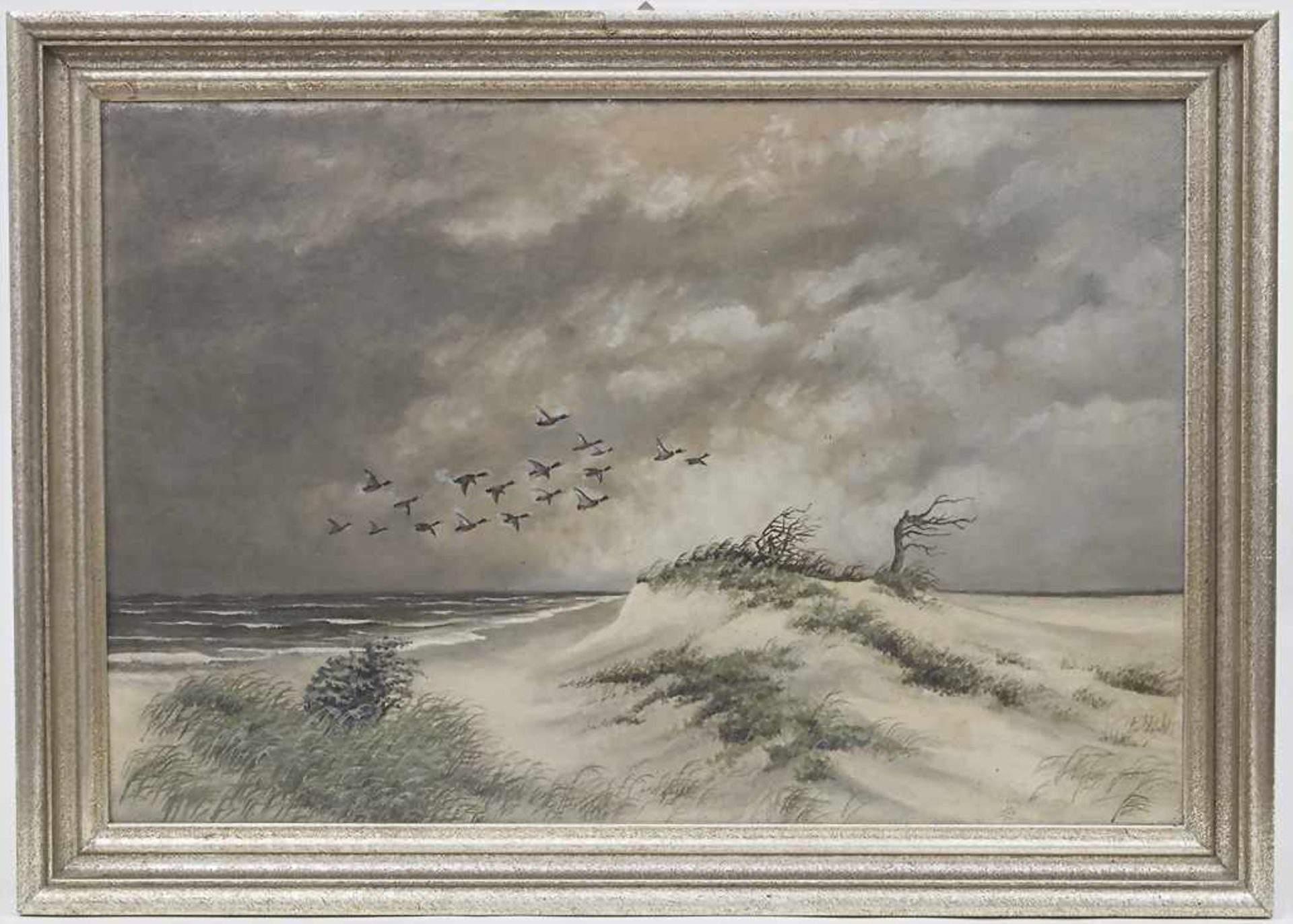 Monogrammist 'LW', 'Dünenlandschaft mit Wildenten' / 'A dune landscape with wild ducks' Technik: - Bild 2 aus 2