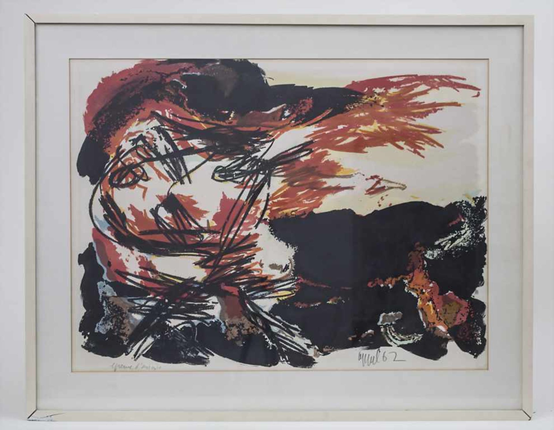 Karel Appel (1921-2006), 'Komposition' / 'A composition' Technik: Farblithografie auf Papier, - Bild 2 aus 4