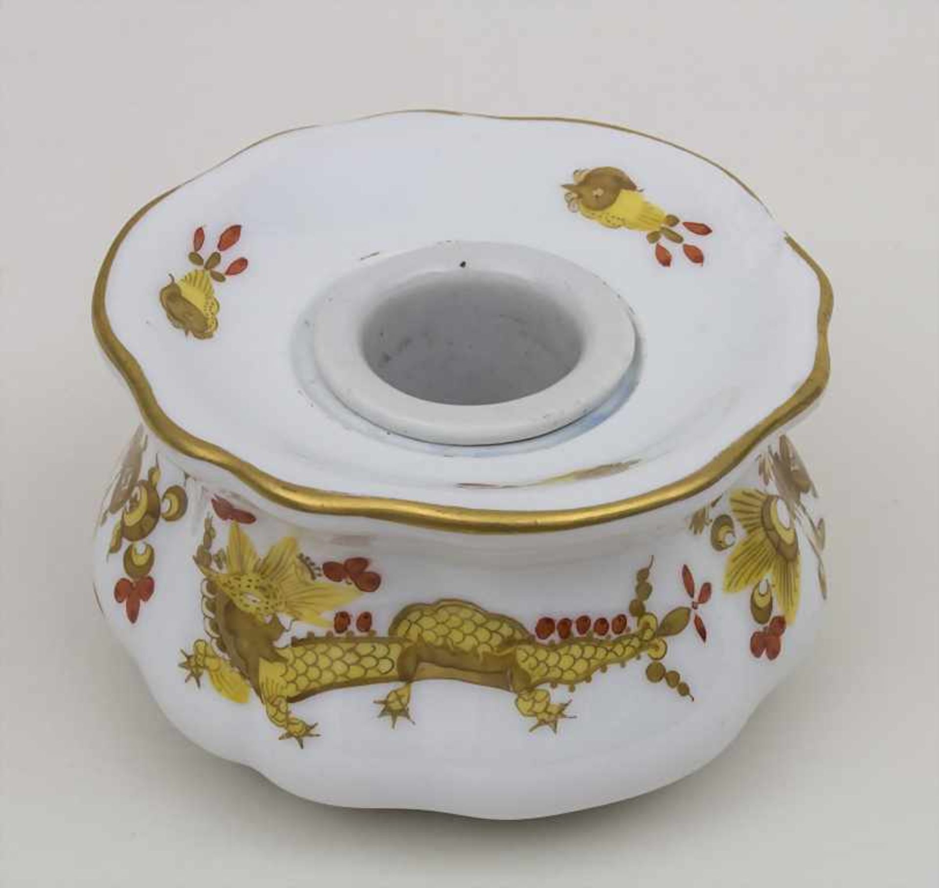 Tintenfass 'Reicher Drache' / An inkwell 'Rich Dragon', Meissen, um 1880 Material: Porzellan,