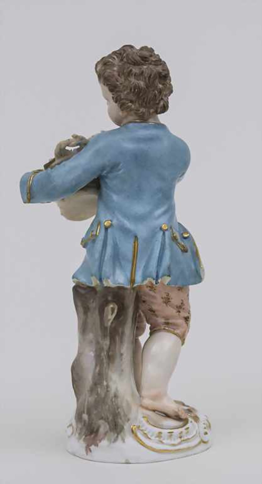 Gärtnerkind 'Junge mit Blumenkorb' / A gardener's child 'boy with flower basket', Meissen, Mitte 19. - Image 2 of 3