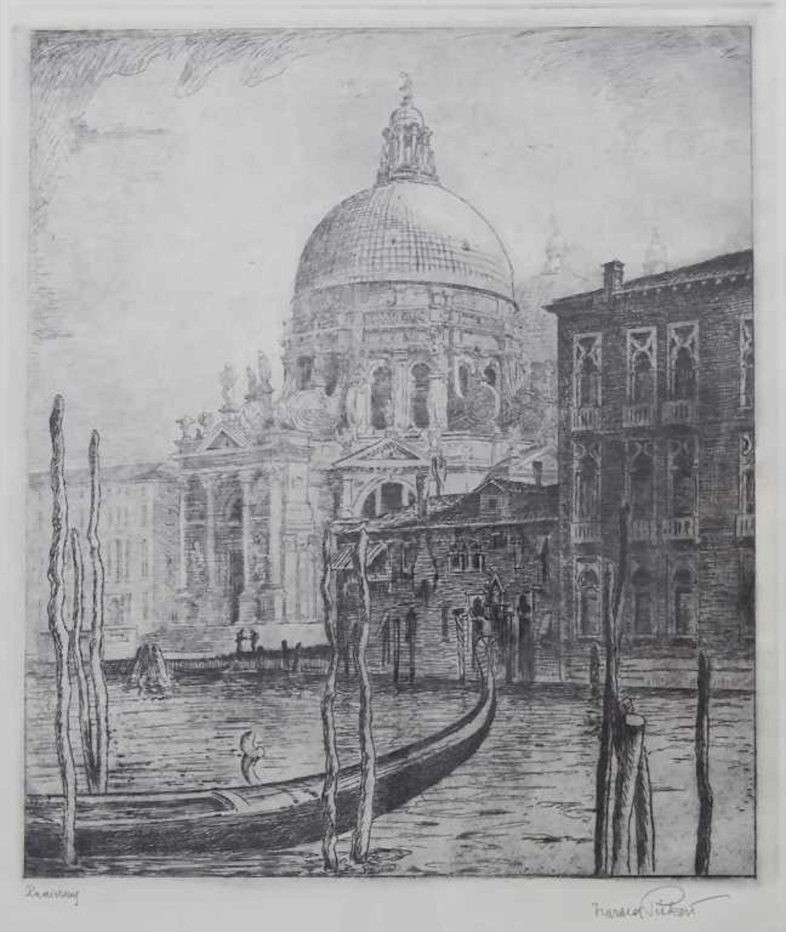 Harald Pickert (1901-1983), Venedigansicht 'Canale Grande - Santa Maria della Salute' / A view of