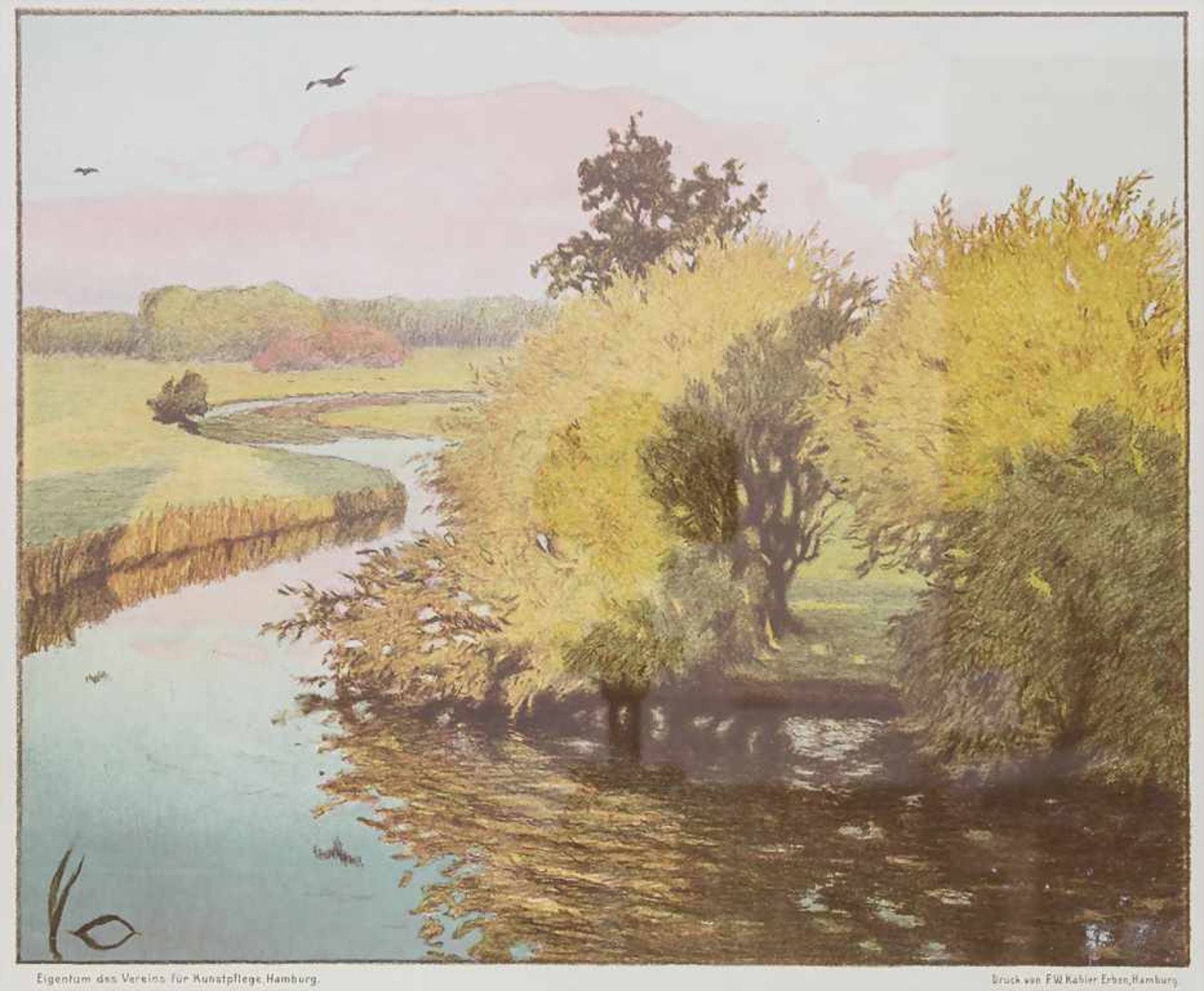 Nach Ernst Eitner (1867-1955), 'Alsterlandschaft bei Fuhlsbüttel' / 'An Alster landscape nearby