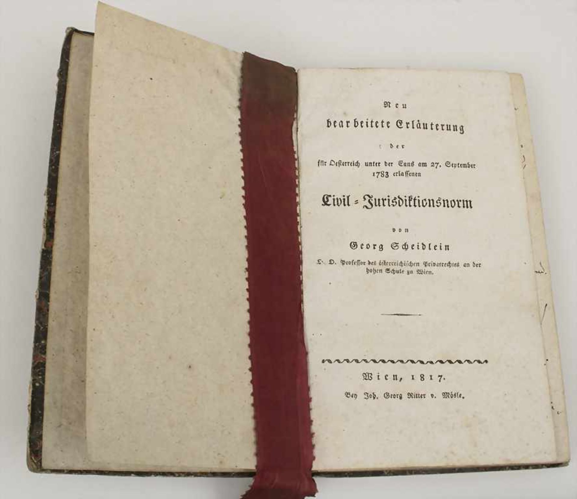Konvolut 3 antiquarischer Bücher / A set of 3 antiquarian books, 19.-20. Jh. Darunter: Georg - Bild 2 aus 3