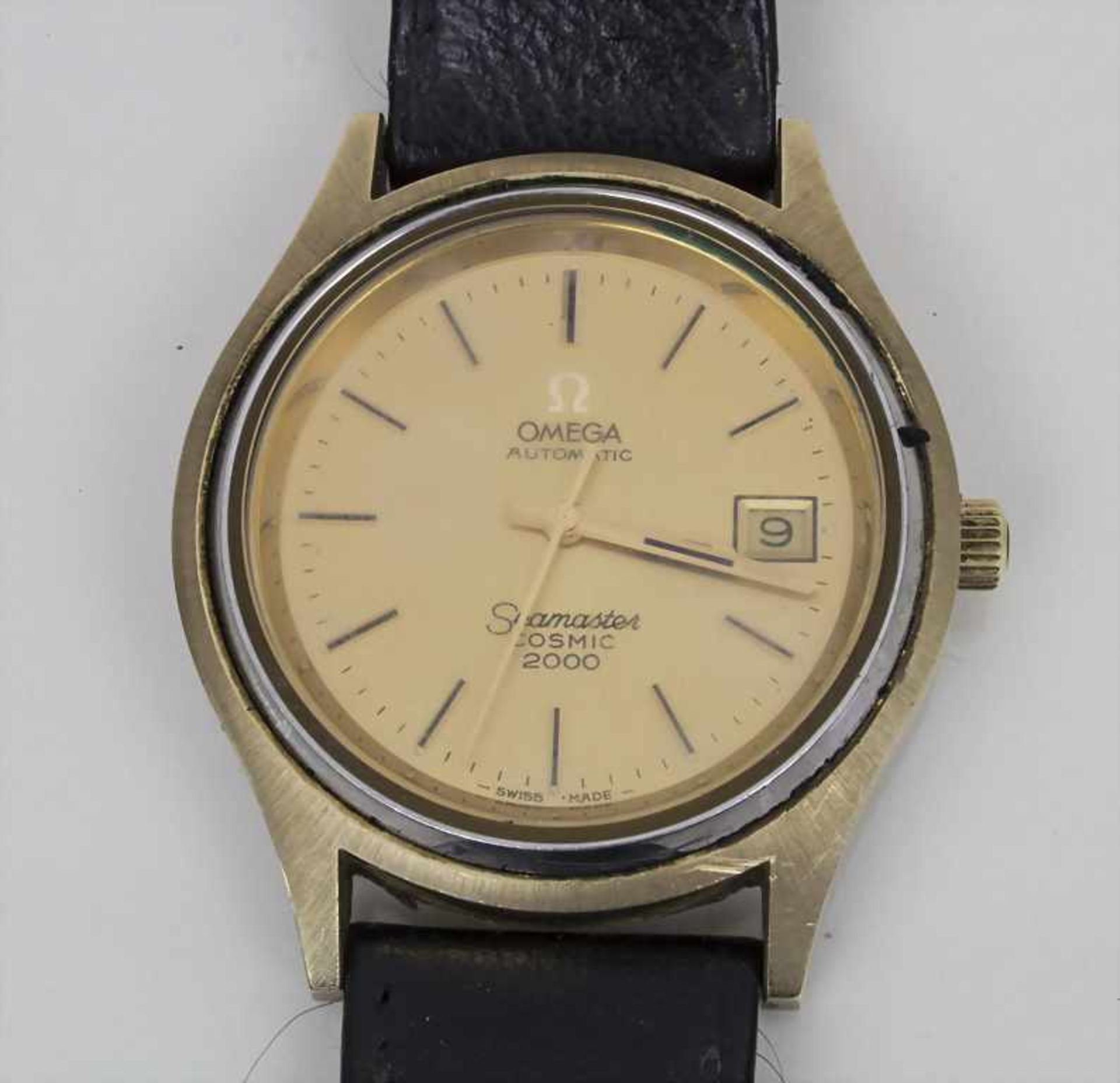 HAU Omega Seamaster Cosmic 2000, Automatik, Schweiz, 1970er Jahre Material: vergoldetes Metall,