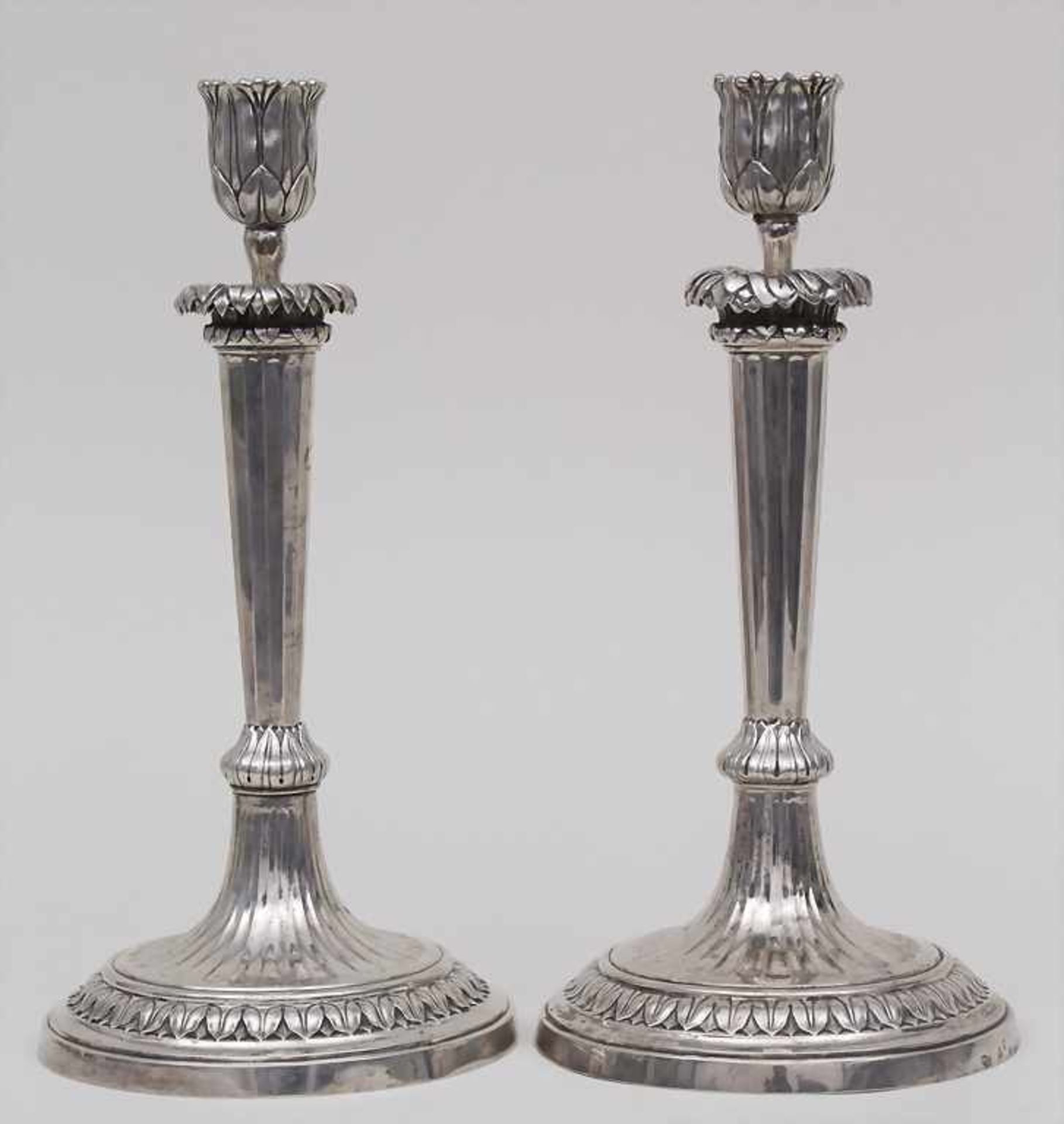 Paar Kerzenleuchter / A pair of candlesticks, Johannes Baptistus Verbercht, Antwerpen / Antwerp,