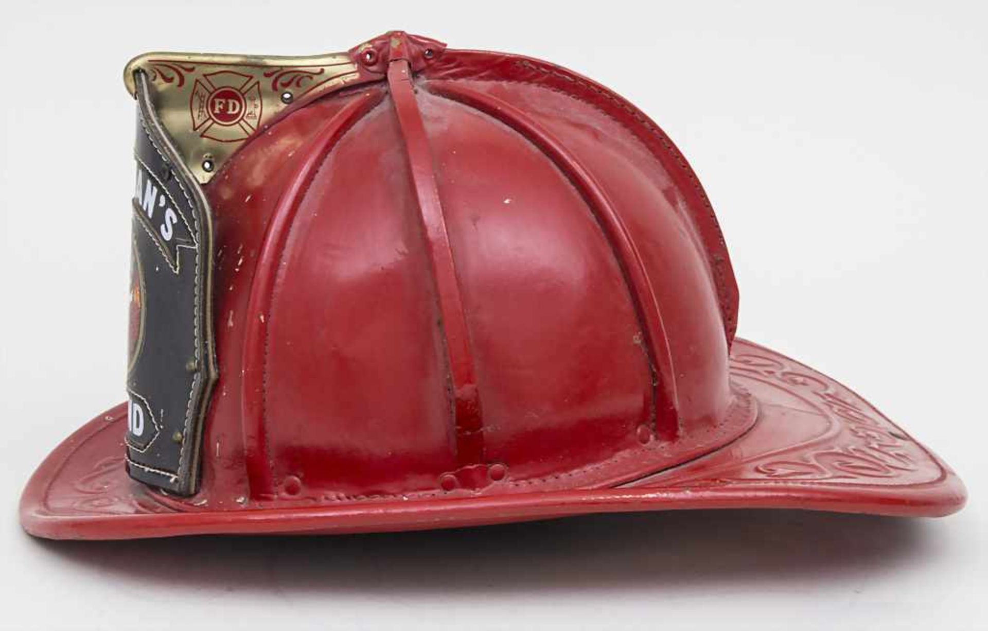 Reklame-Feuerwehrhelm / A promotion firefighter helmet, Cairns & Brothers, USA Material: - Bild 2 aus 3