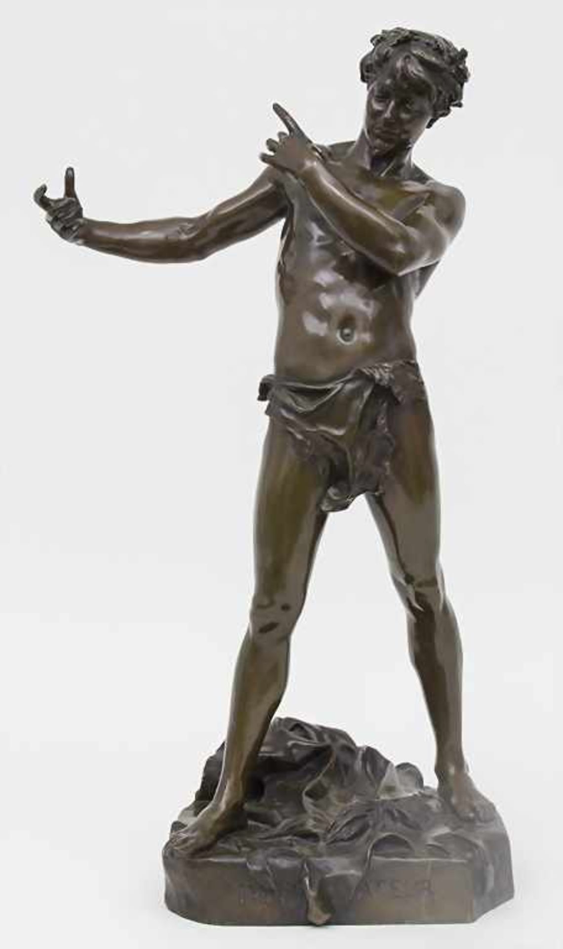 Felix Charpentier (1858-1924), Bronzeskulptur 'Improvisateur' / A bronze sculpture 'Improvisateur'