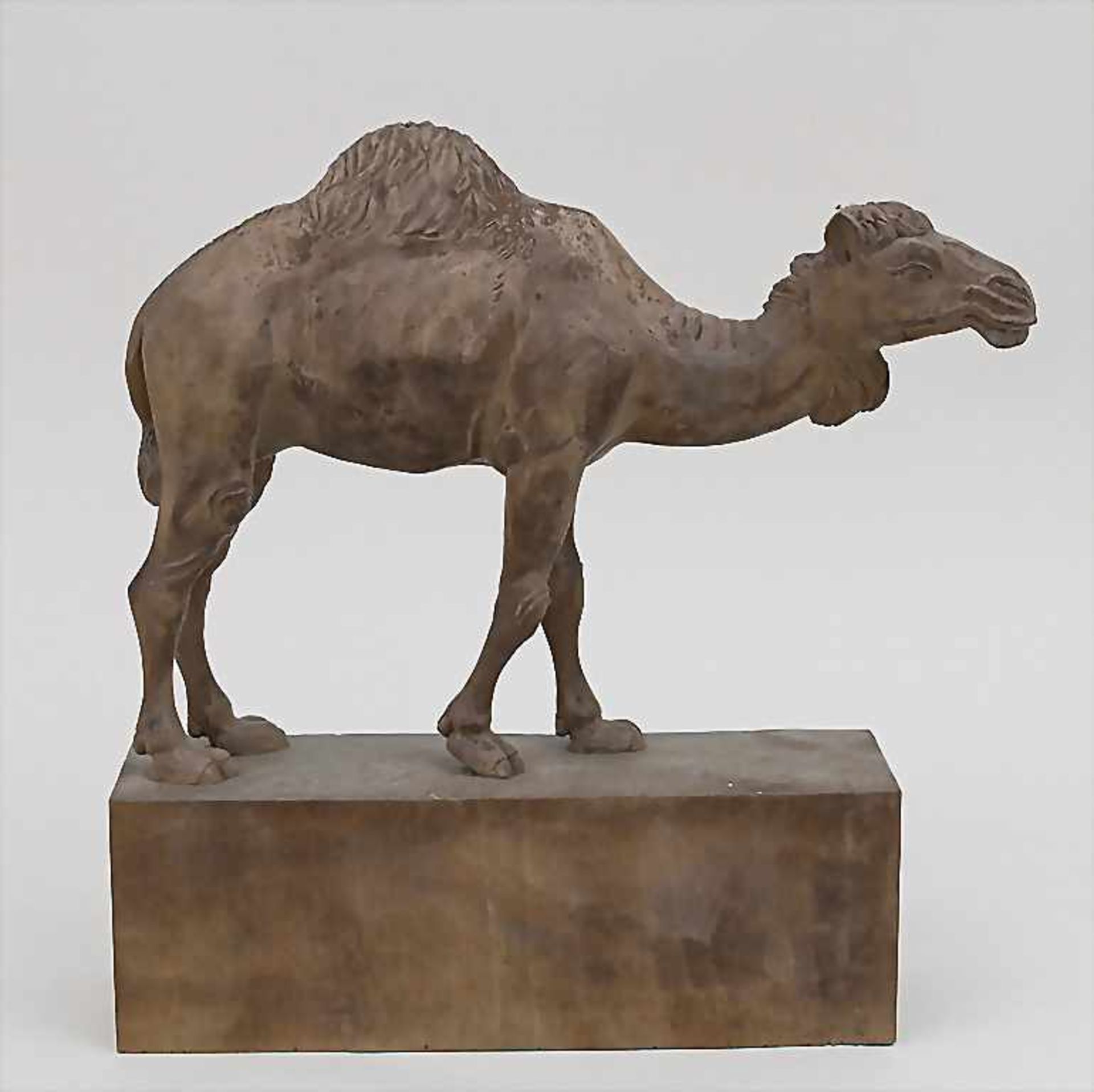 Unbekannter Künstler (20. Jh.), 'Kamel' / 'A camel' Technik: Holz, geschnitzt, Signatur: unsigniert,
