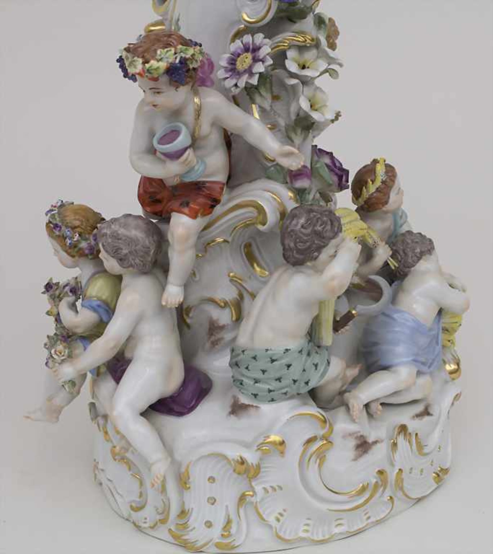 Tafelaufsatz 'Die vier Jahreszeiten' / A centrepiece 'The four seasons', Meissen, 20. Jh. - Bild 5 aus 7