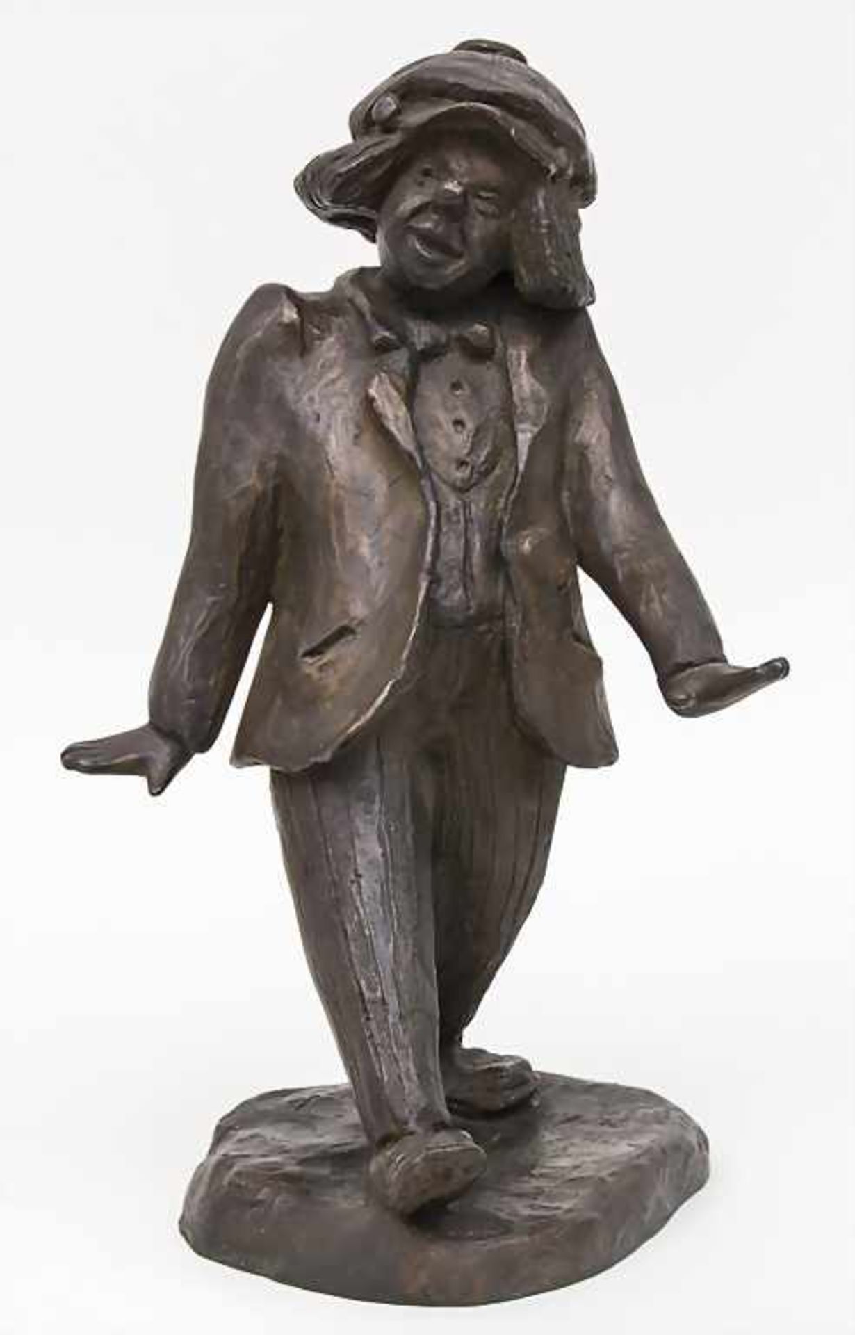 Kurt Moser (1926-1982), Bronzefigur 'Clown Oleg Popov' / A bronze sculpture 'Clown Oleg Popov'