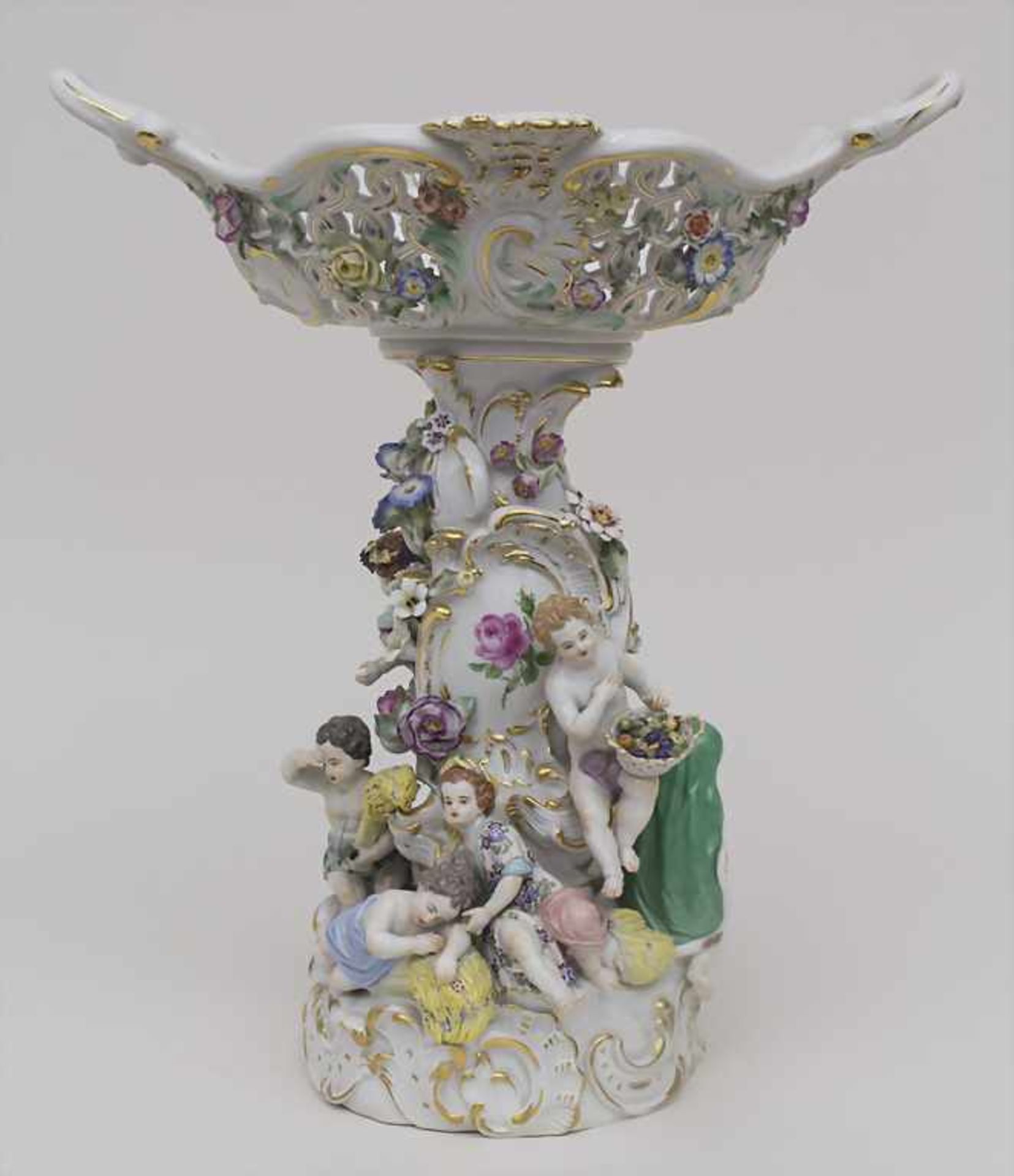 Tafelaufsatz 'Die vier Jahreszeiten' / A centrepiece 'The four seasons', Meissen, 20. Jh. - Bild 2 aus 7