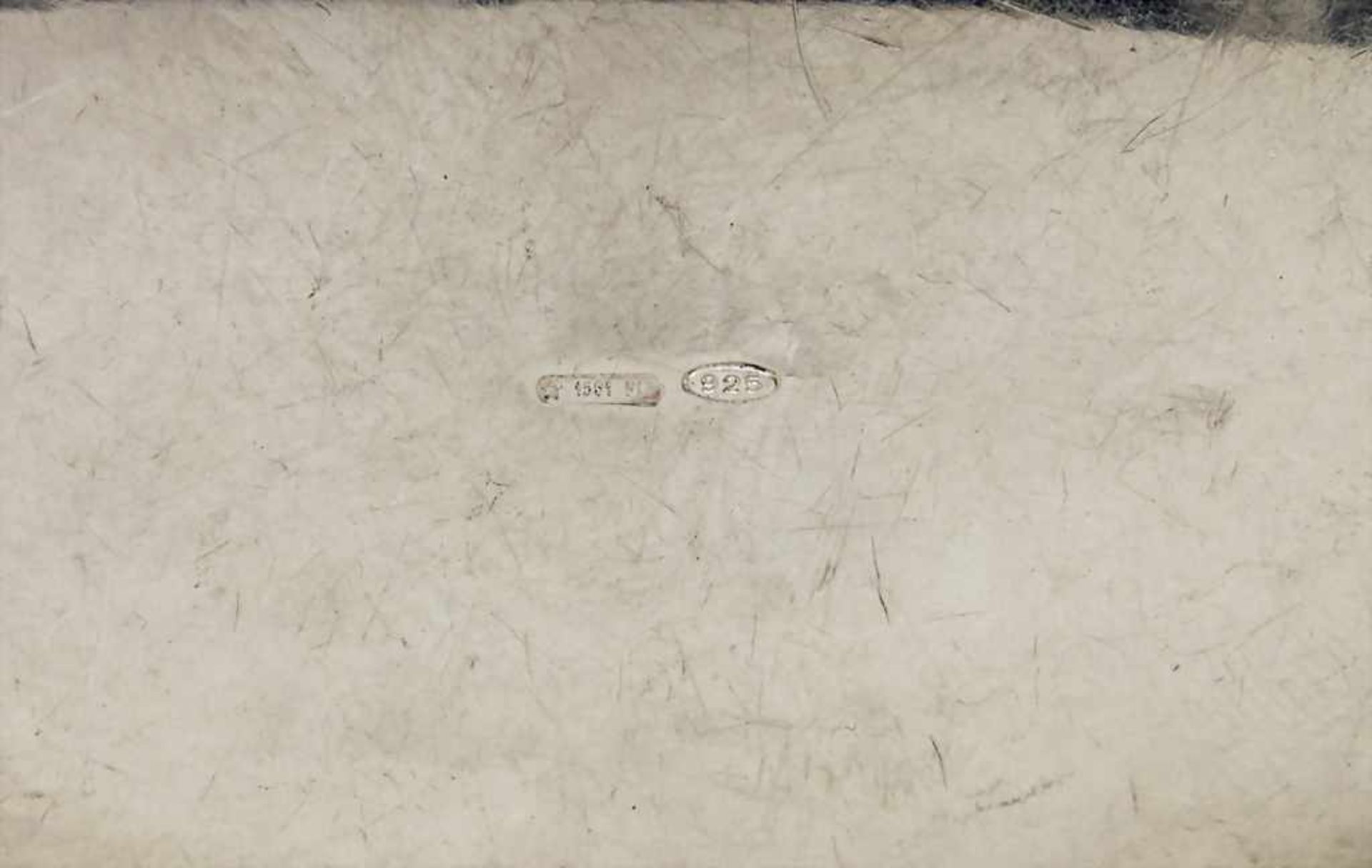 Ovale Tabatière / An oval silver box, Italien, Mitte 20. Jh. Material: Silber, Punzierung: 925, - Bild 2 aus 2