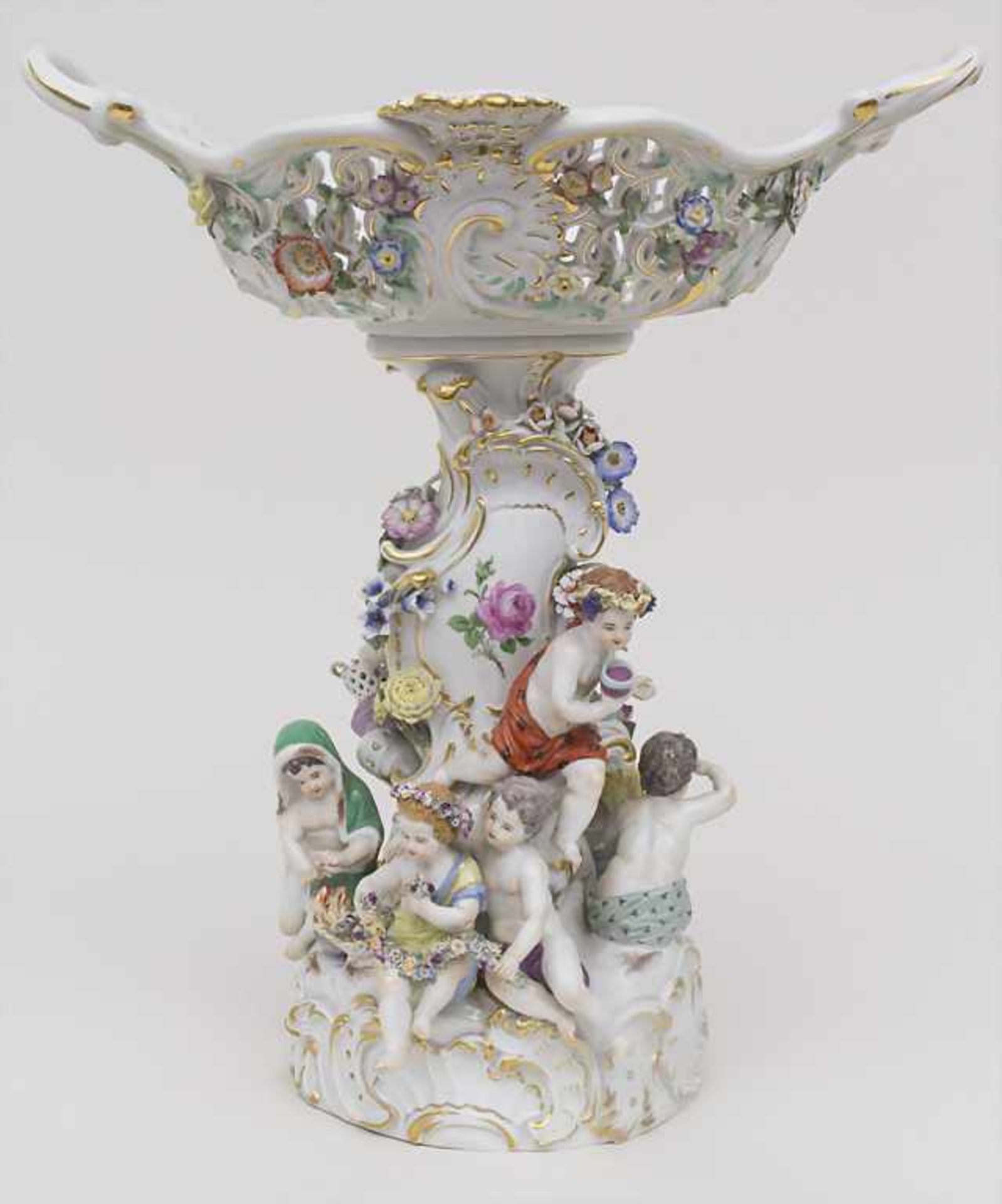 Tafelaufsatz 'Die vier Jahreszeiten' / A centrepiece 'The four seasons', Meissen, 20. Jh.