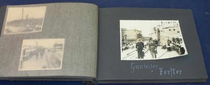Fotoalbum Westerplatte - Danzig, Album über die 1. Kriegstage 1939, 68 Fotos