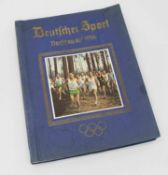 Sammelbilder Album "Deutscher Sport - Vorschau auf 1936", Cigaretten Bilderdienst Altona-