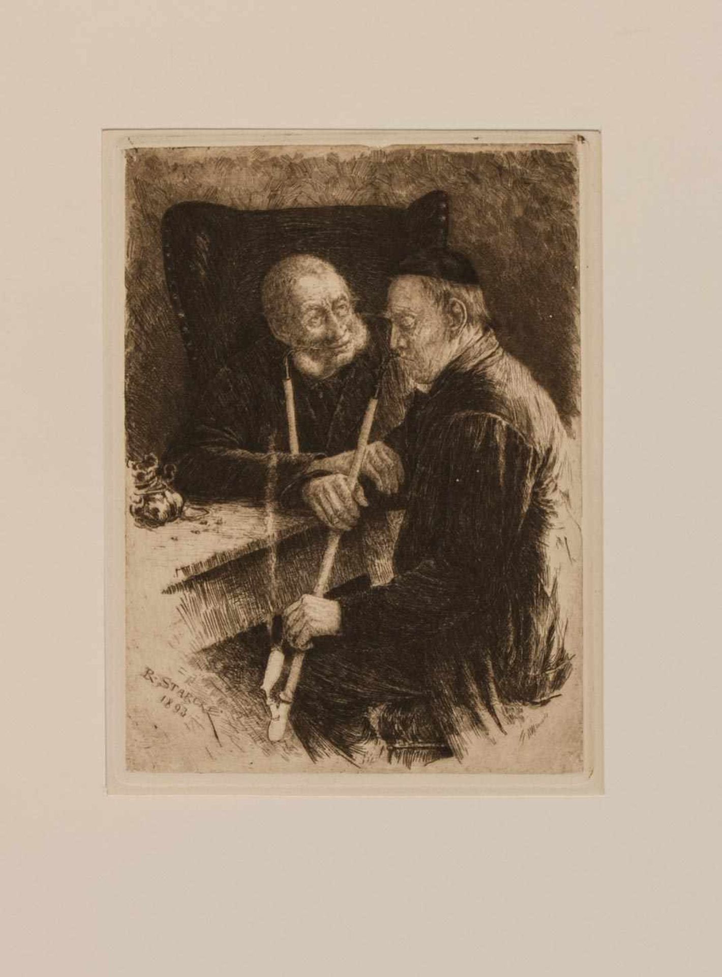 Richard Starcke (Naumburg 1864 - 1945 Weimar, deutscher Maler, Illustrator u. Radierer, Std. in