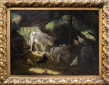 Minna Stocks (Schwerin 1846 - 1928 Hinzenshagen, deutsche Landschafts- u. Tiermalerin, Std. a.d.