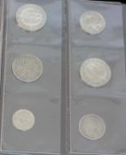 Münzalbum 30 Stück, Deutsches Reich u. Deutsche Länder, 19 x Silber