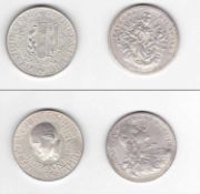 2 Medaillen Österreich, unterschiedliche Thematik