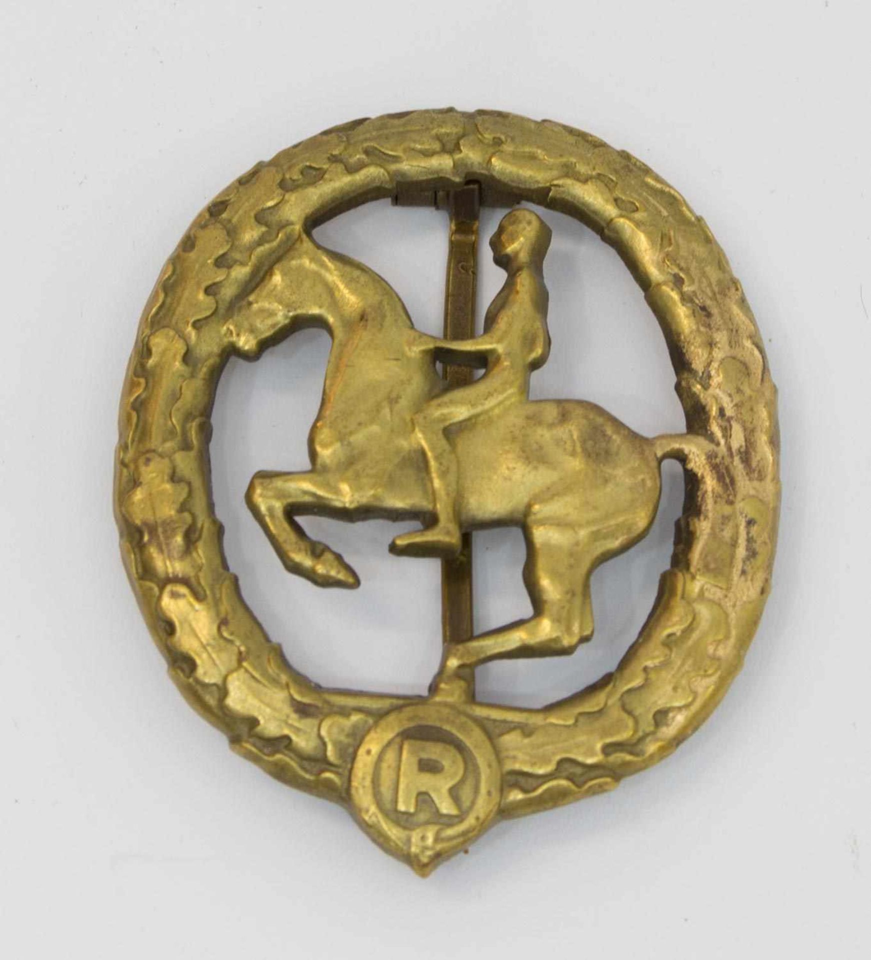 Deutsches Reiterabzeichen III. Reich, Klasse 3 in Bronze, Herst. L.Chr. Lauer Nürnberg-Berlin