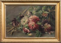 Unbekannt (Stilllebenmaler um 1920er Jhare)BlumenstilllebenÖl/ Leinwand, 46 x 70 cm, ger.,