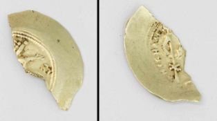 1/2 Goldmünze Byzanz um ca. 800 n.Chr., G. 1,51g