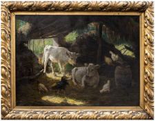 Minna Stocks (Schwerin 1846 - 1928 Hinzenshagen, deutsche Landschafts- u. Tiermalerin, Std. a.d.