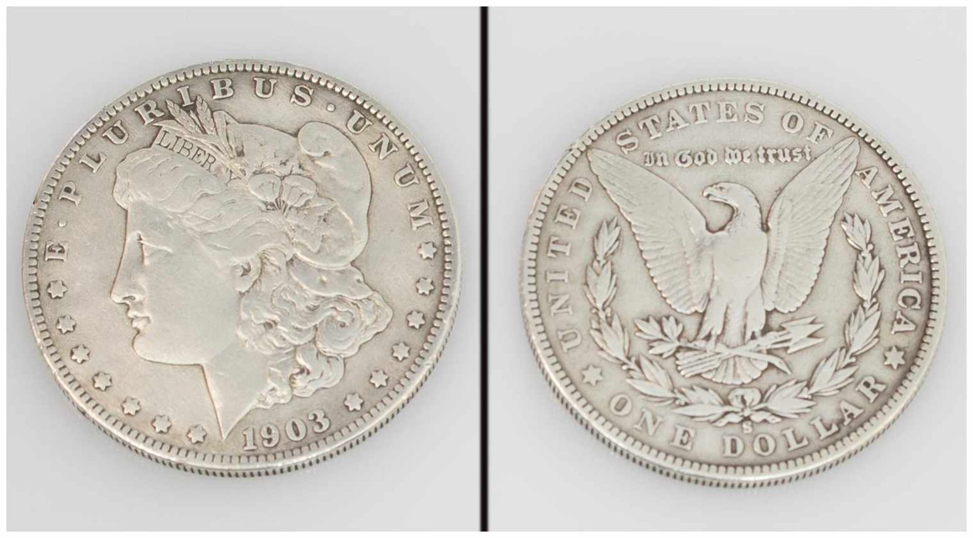 1 Dollar USA 1903, Morgan, Silber, G. 26,58 g, vz.