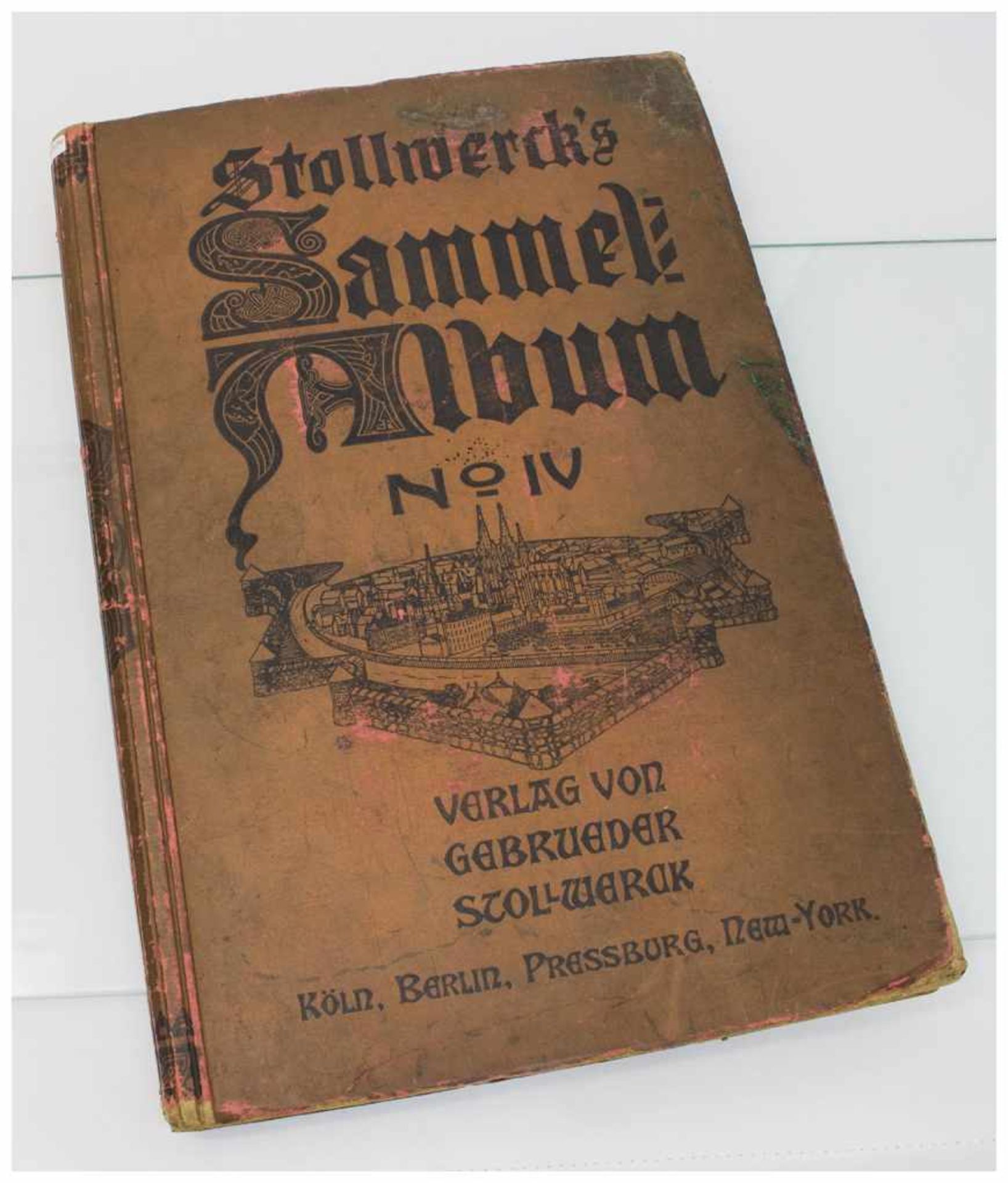 Stollwerck Sammelalbum No. 4, Gebr. Stollwerk Verlag 1900, für Gruppe 140 - 199, ca. 240 Bilder