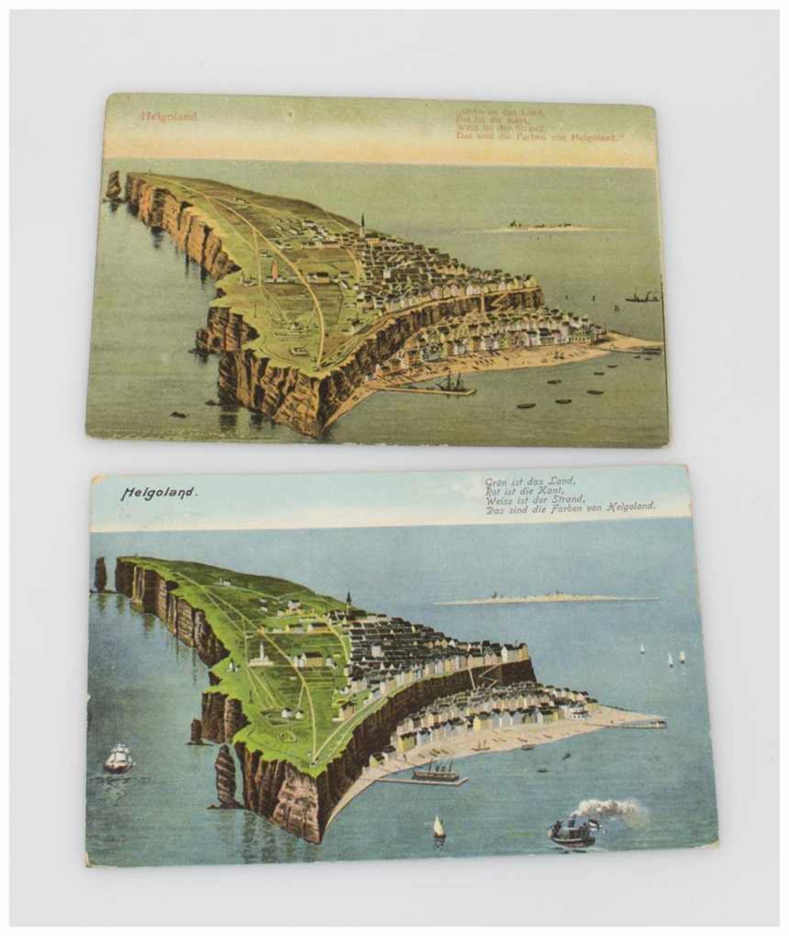 2 Postkarten Helgoland um 1900