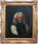 Unbekannt (Portraitmaler zur Mitte des 18. Jh.) Portrait eines älteren Herrn Öl/Leinwand, 72 x 60