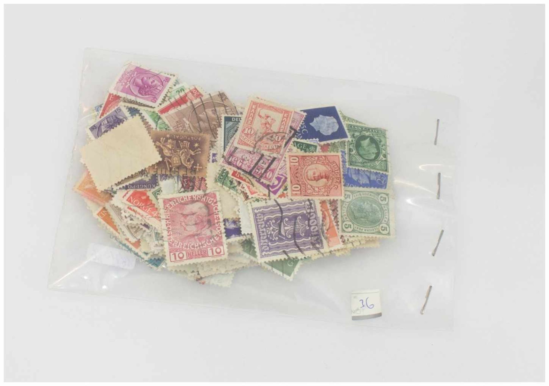 Lot Briefmarken Alle Welt, 26g