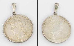 1 Dollar USA 1923, Peace, Silber, vz., gehenkelt