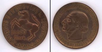 10000 Mark Provinz Westfalen 1923, Minister vom Stein