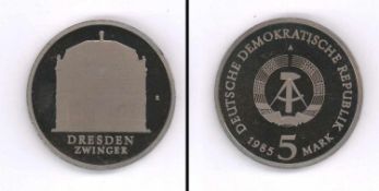 5 Mark DDR 1982, Dresden Zwinger, PP