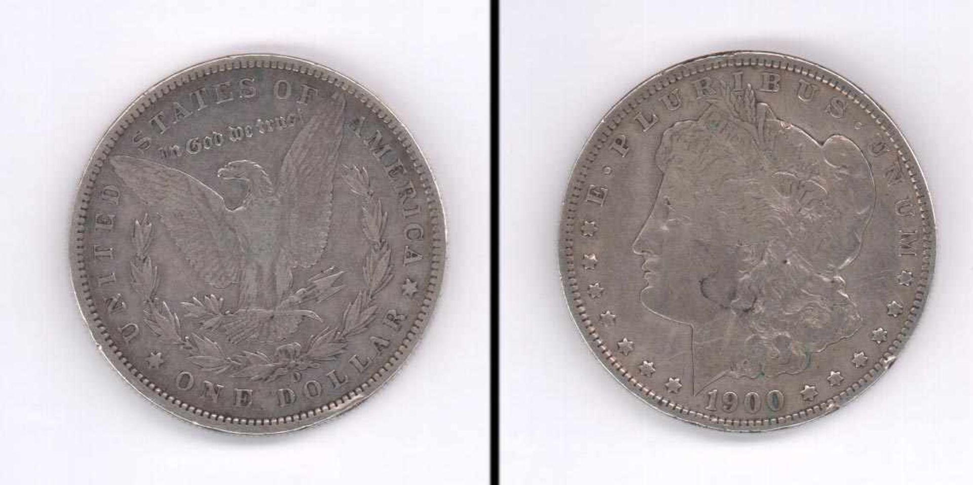1 Dollar USA 1900 o (New Orleans), Morgan Dollar, Silber